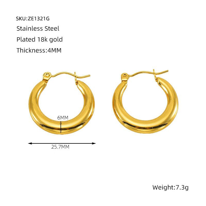Urban Mart Earings Collection 01 - Gold-J103